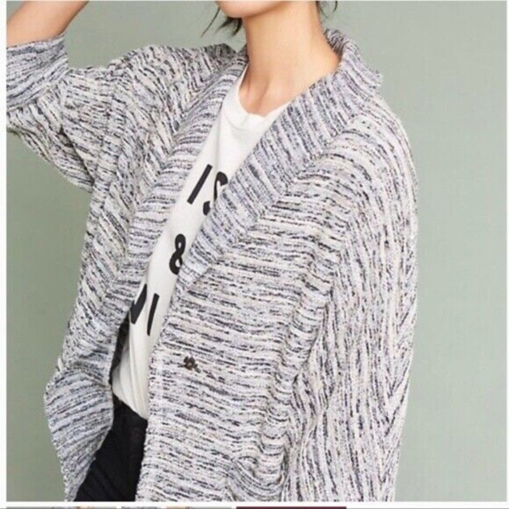 Splendid Women's Gray Knit Sweater open cardigan